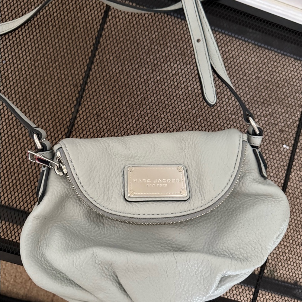Marc Jacobs light blue Leather Crossbody Bag
